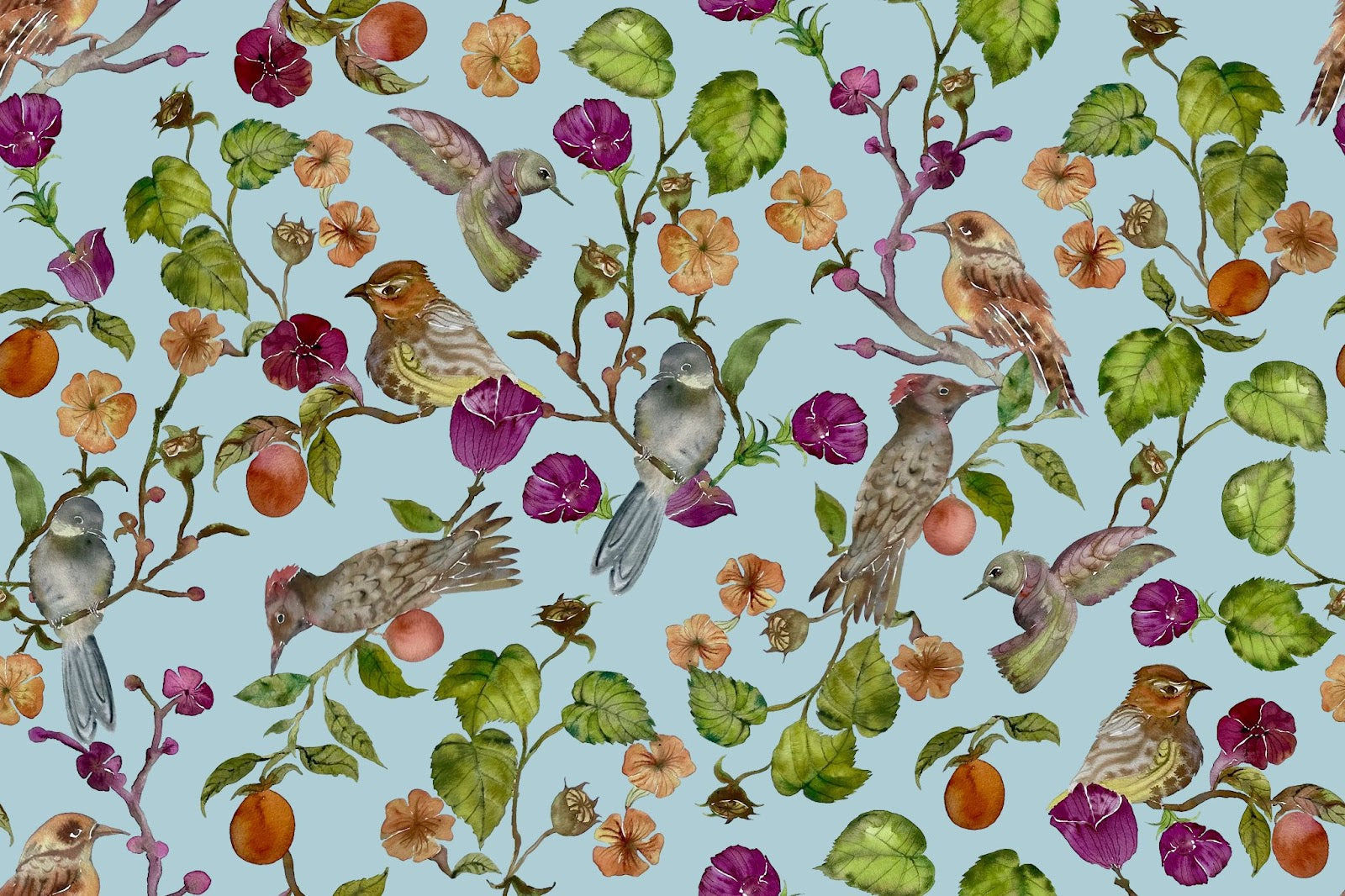 Texas Birds Eggshell Blue